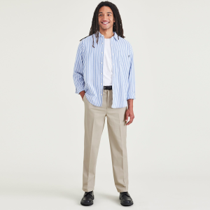 Signature Iron Free Khakis. Relaxed Fit with Stain Defender®