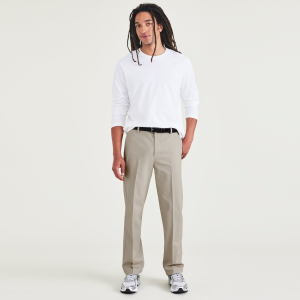 Signature Iron Free Khakis. Straight Fit with Stain Defender®