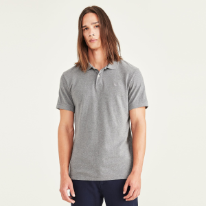 Rib Collar Polo. Slim Fit