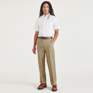Signature Iron Free Khakis. Relaxed Fit with Stain Defender®