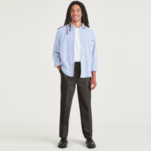 Signature Iron Free Khakis. Relaxed Fit with Stain Defender®