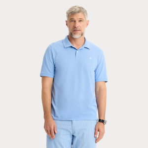 Rib Collar Polo. Slim Fit